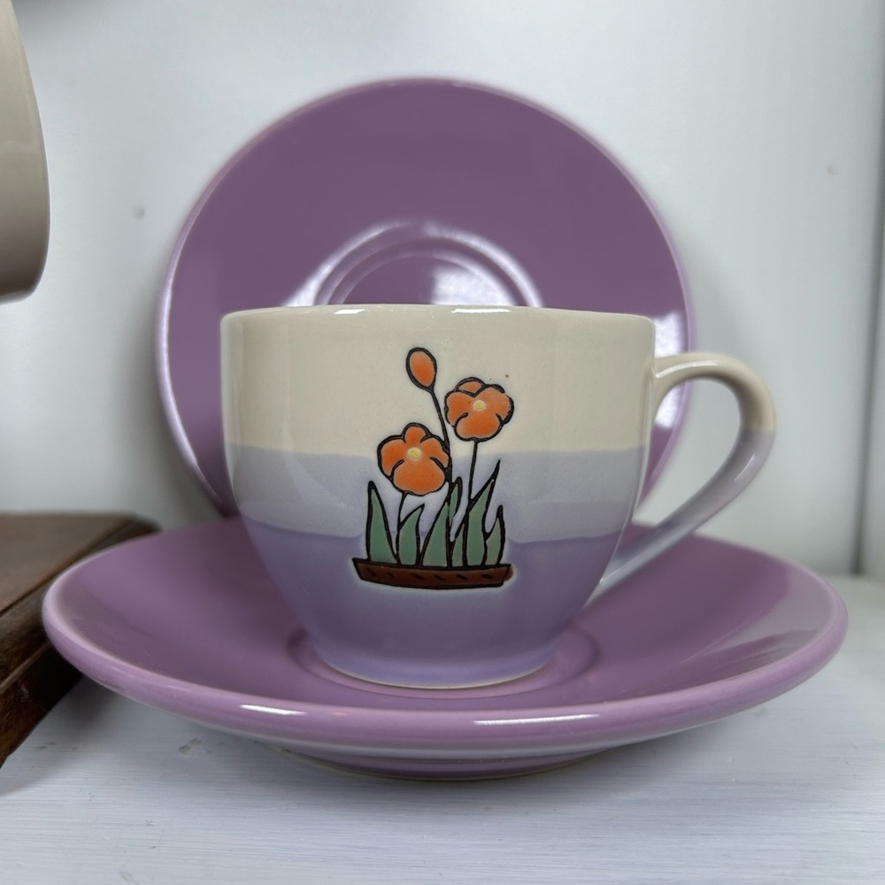 6 Cups and saucers